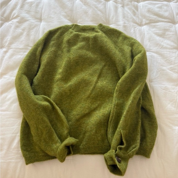 Sezane Green Women's Sweater - Picture 4 of 4